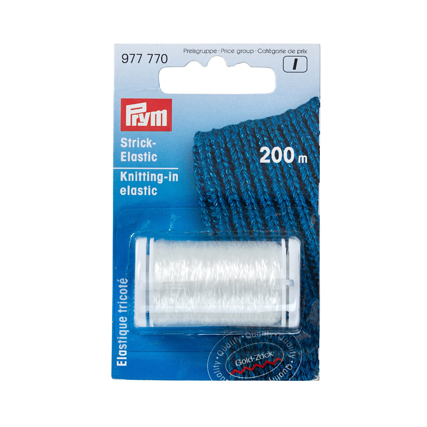 Prym - Transparant Strikkeelastik 200m