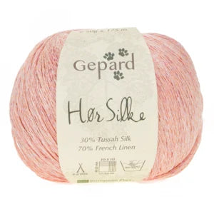 Hør Silke - Pink Light (204) - Gepard Garn