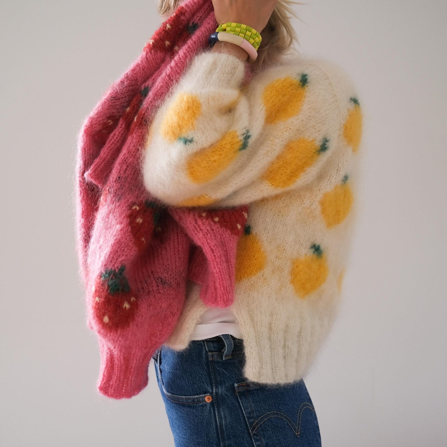 Hipknitshop Fruity Sweater Citron, voksen - Strikke Kit