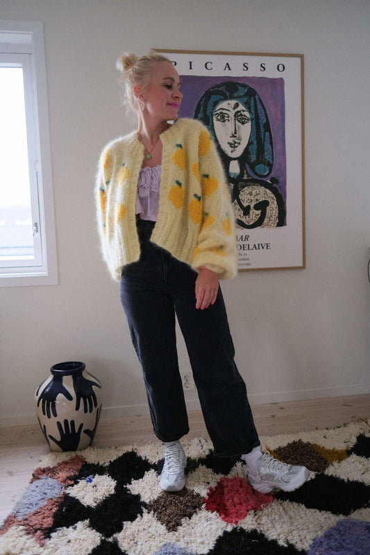 🍋 Garnkit: Fruity Cardigan med Citroner