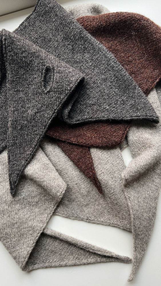 🧶✨ Garnkit til Magdalenasjal – Rauma Finull | Elegant trekantsjal