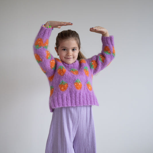Fruity Sweater KIDS - jordbær