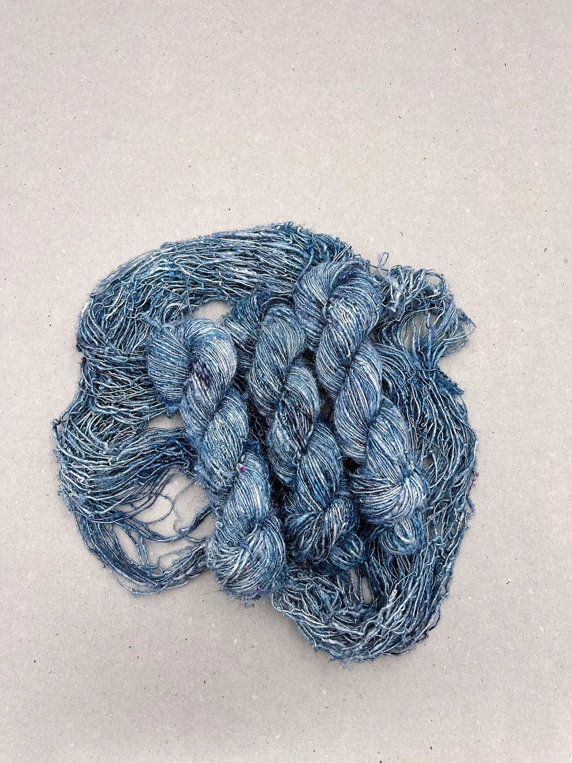 Recycled silk - Thelma - Ice Baby