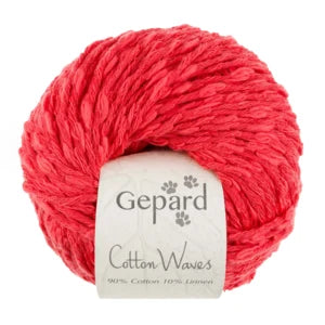 Cotton Waves - Rød 325 - Gepard Garn