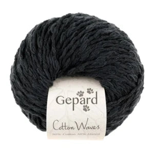 Cotton Waves - Noir 599 - Gepard Garn