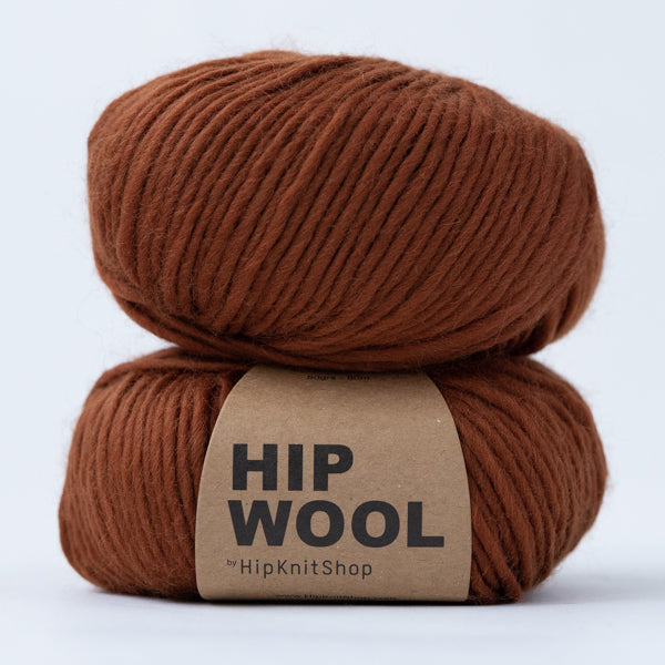 Hip Wool - Ginger bread Brown