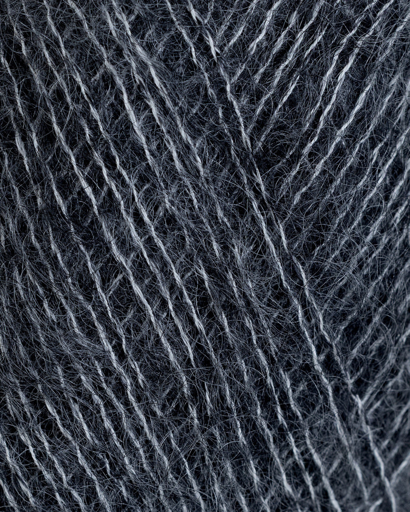 Rauma Garn - Mild Mohair - Mørk grå (07)
