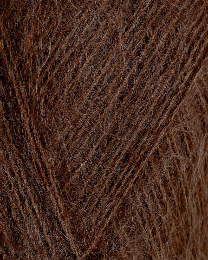 Rauma Garn - Mild Mohair - Kanelbrun (12)
