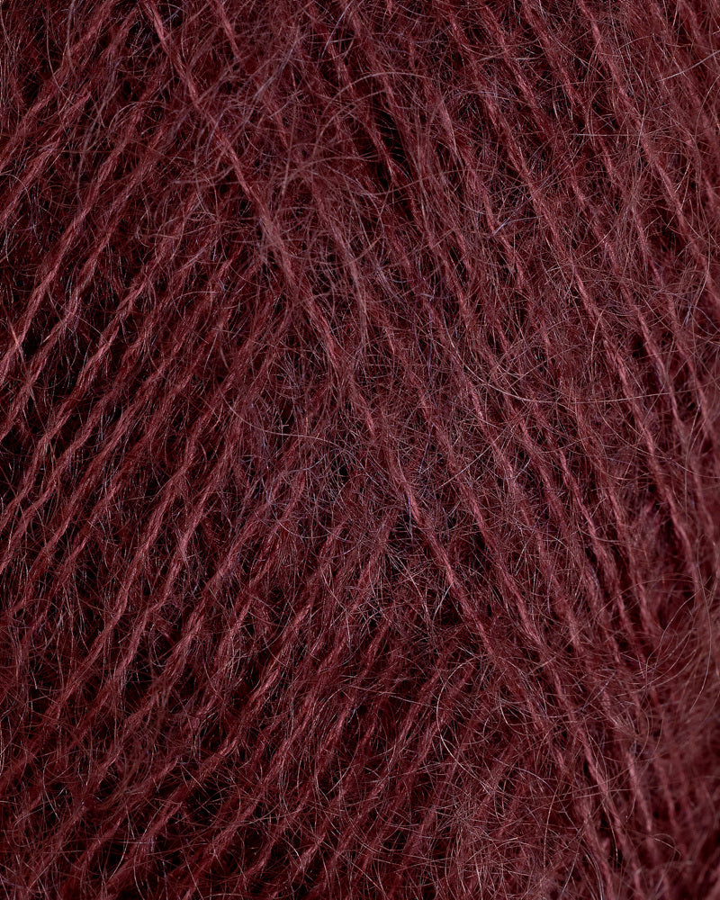 Rauma Garn - Mild Mohair - Støvet plomme (36)
