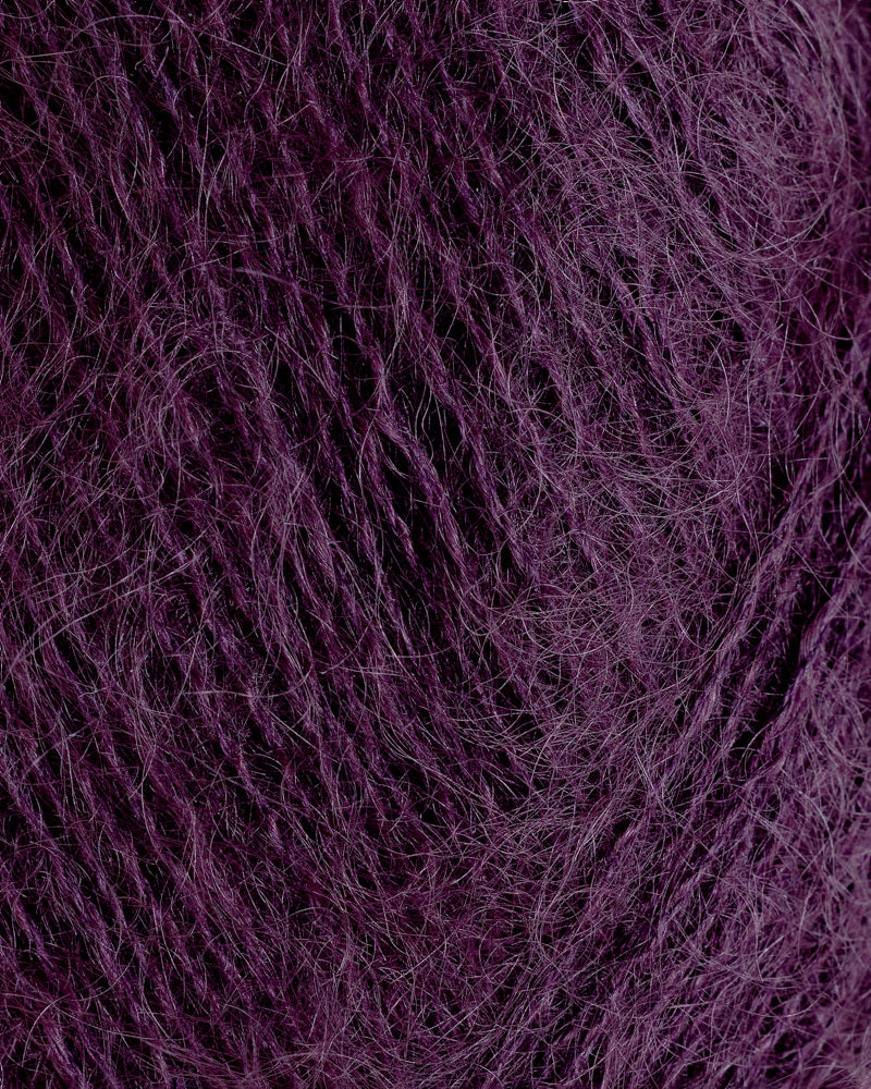Rauma Garn - Mild Mohair - Dyp lilla (37)