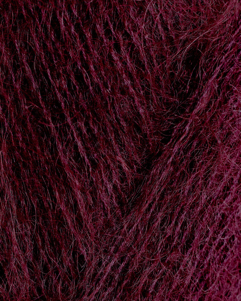 Rauma Garn - Mild Mohair - Mørk burgunder (39)