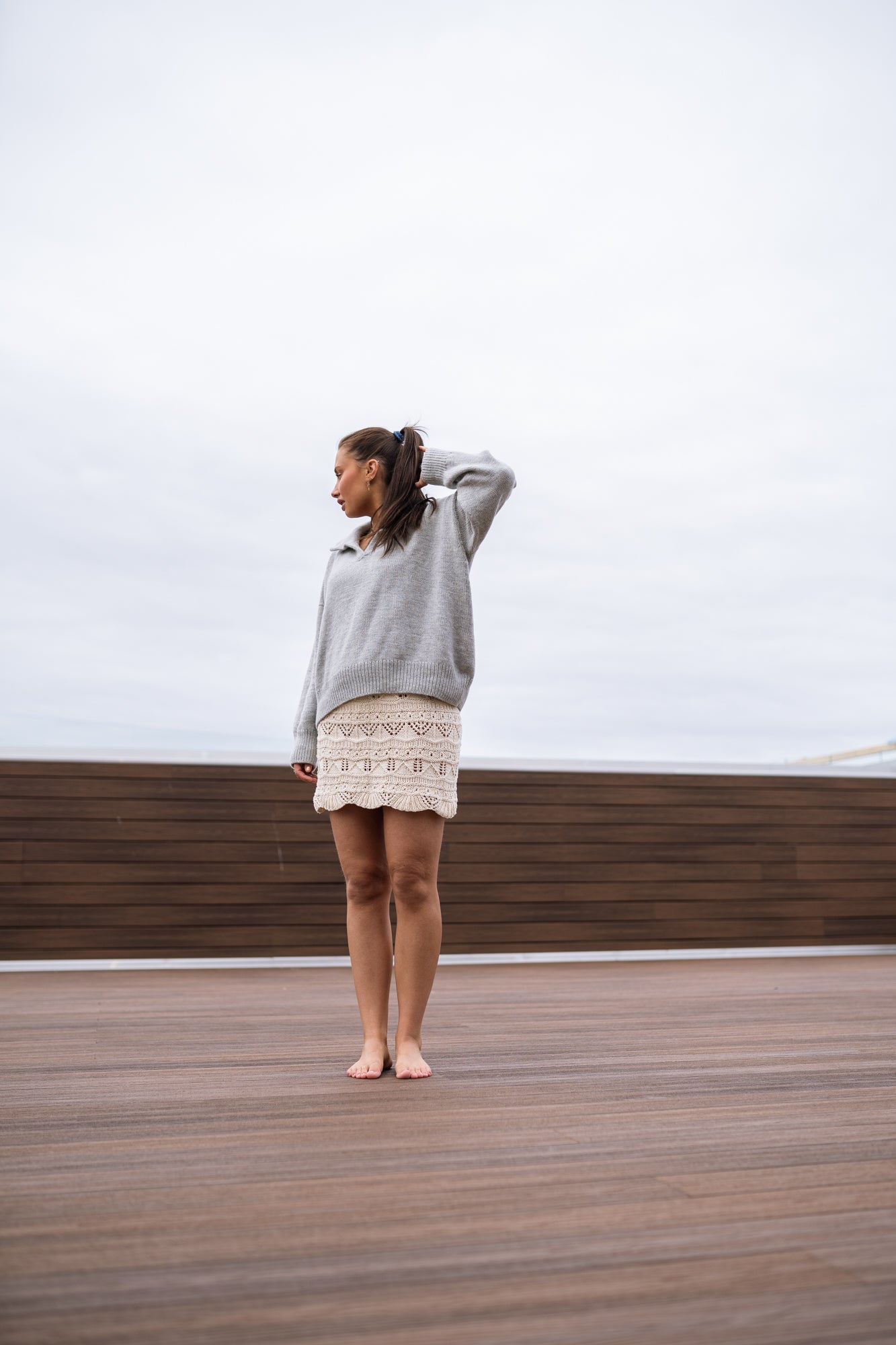 KORT Helle Skirt opskrift- gratis sammen med garn
