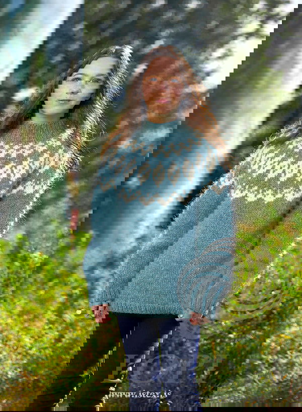 🧶 Vörn – Beskytteren 🛡️ Opskrift i Álafosslopi til børn (40-10)