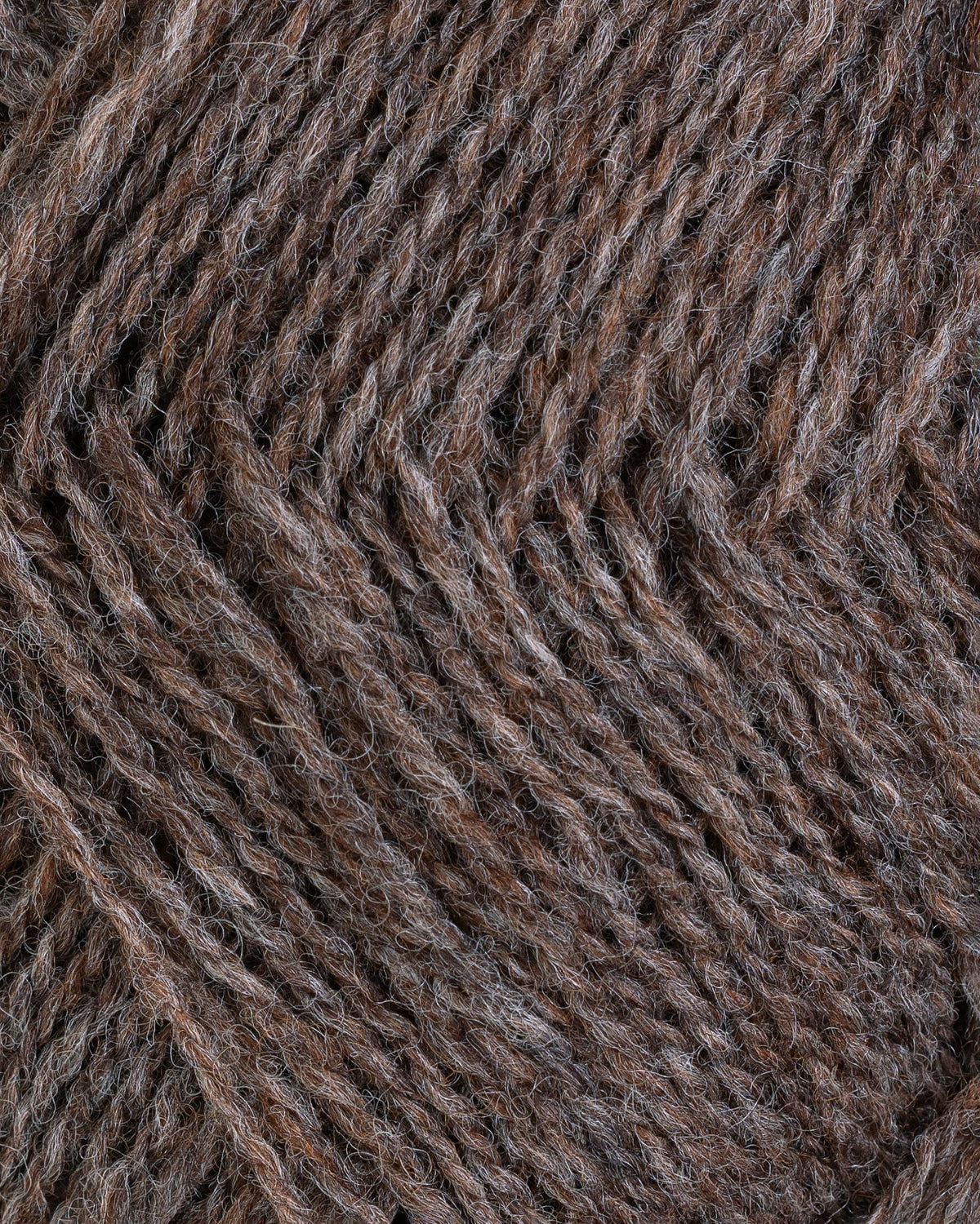 Rauma Garn - Finull - Brun Melert (411)