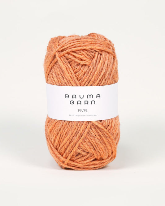 Rauma Garn - Fivel - Fersken melert (303)