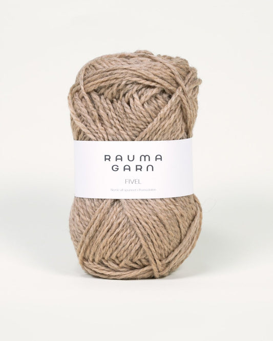 Rauma Garn - Fivel - Sand melert (302)