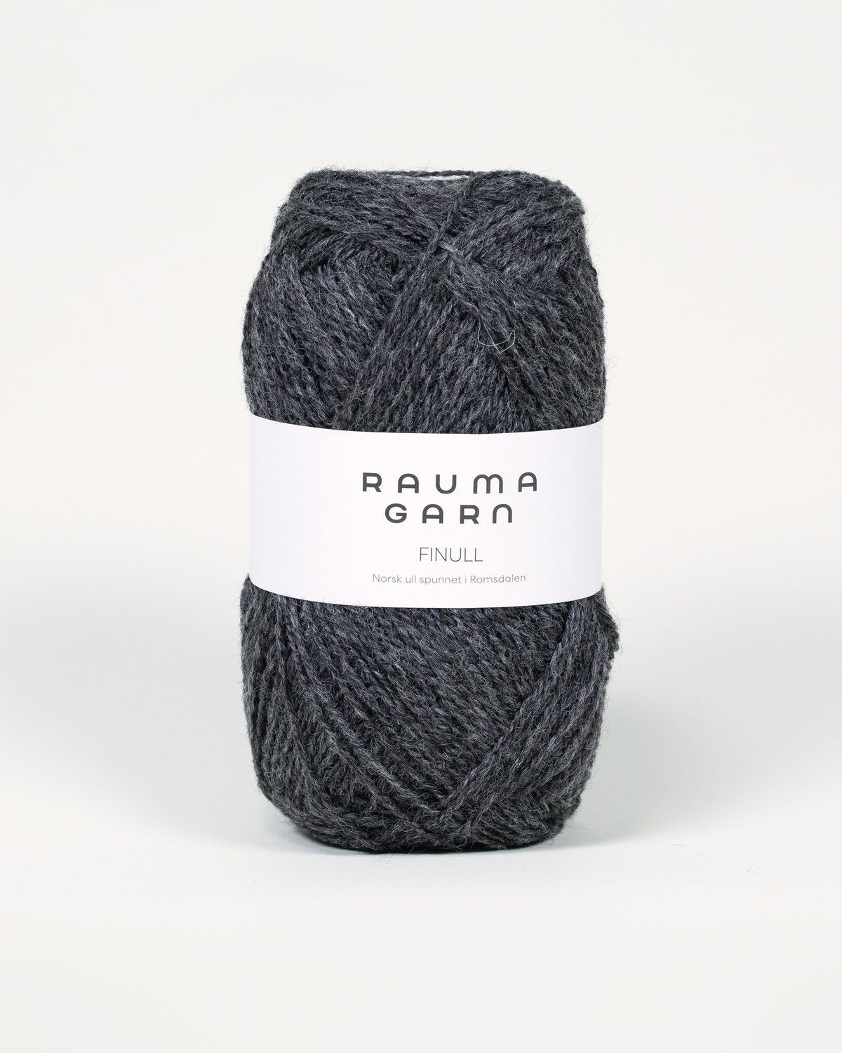 Rauma Garn - Finull - Koksgrå Melert (414)