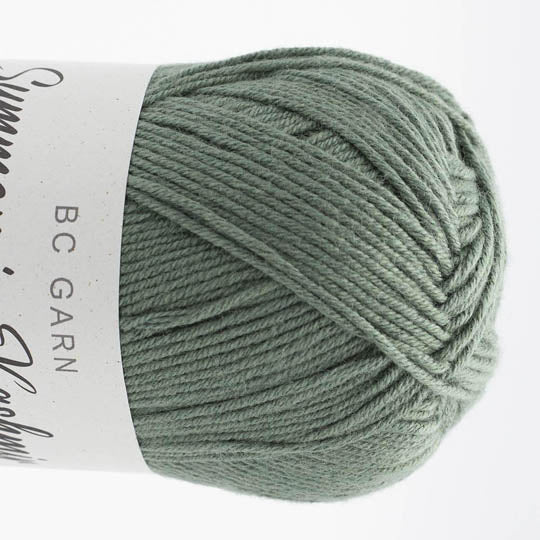 BC Garn - Summer in Kashmir GOTS - Greenish Grey (22)