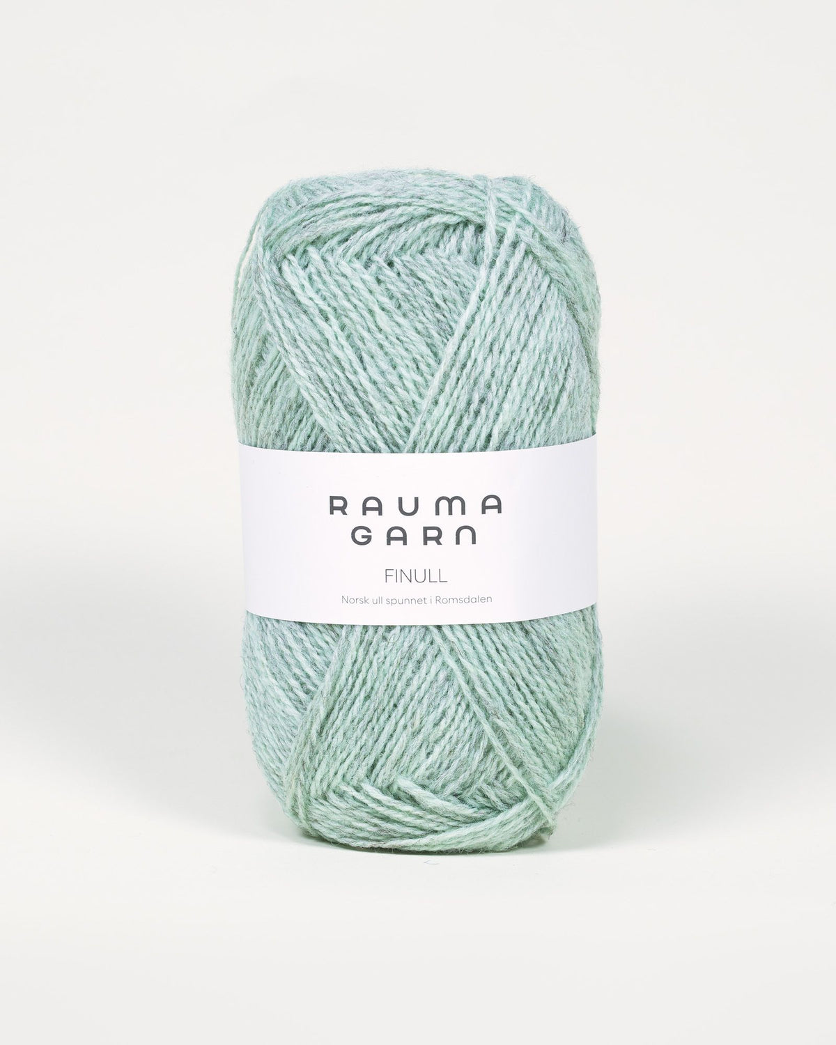 Rauma Garn - Finull - Mintgrønn lysmelert (4136)