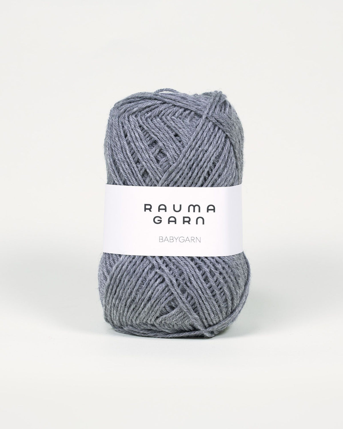 Rauma Garn - Babygarn - Mørk grå melert (B12)