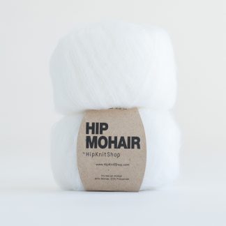 Hip Mohair - Cotton ball white