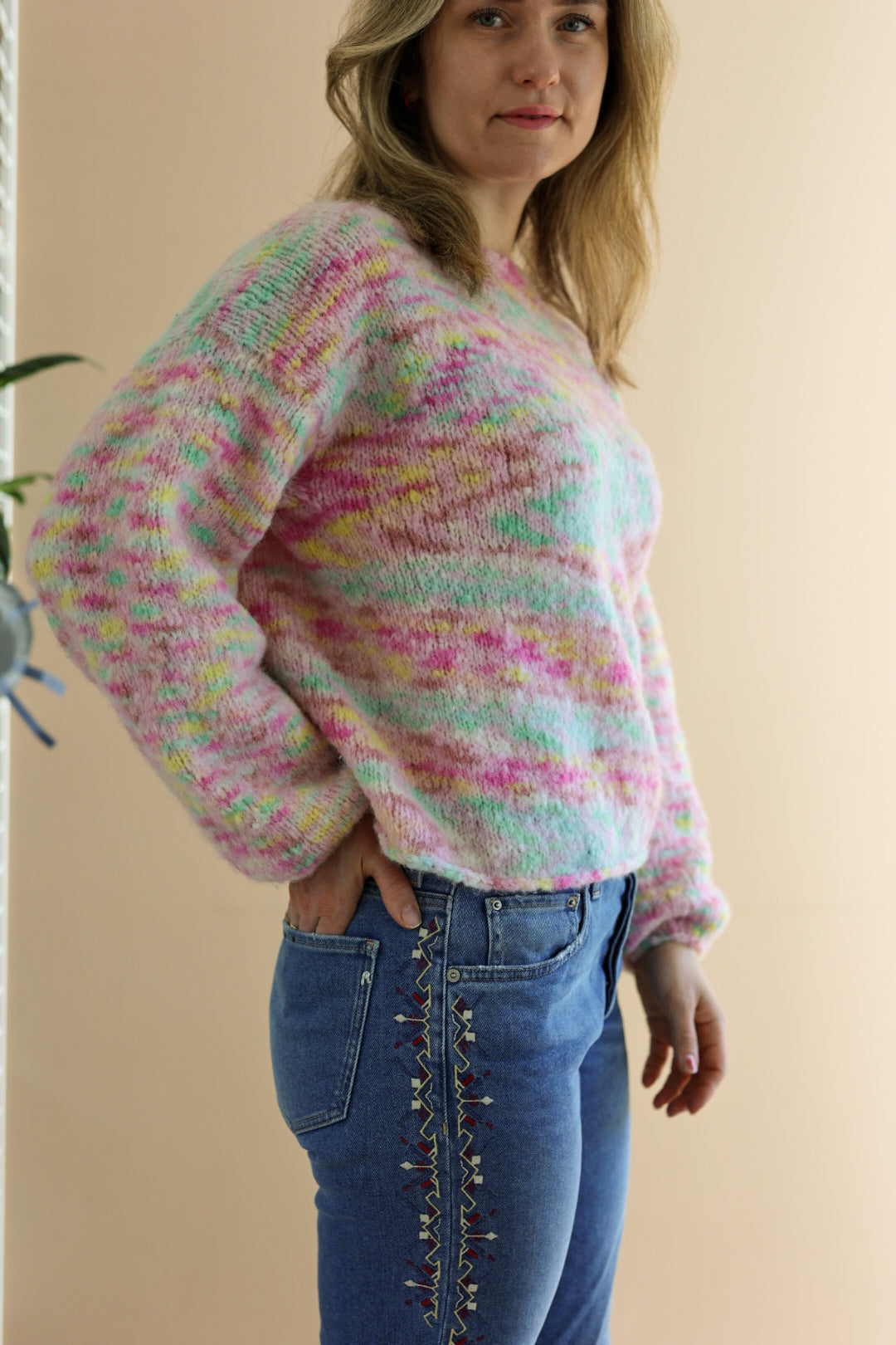 Strikkekit - Begyndervenlig opskrft - Christina Sweater i BonBon