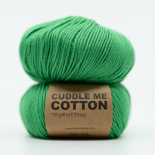 Cuddle Me Cotton - Jelly Bean Green