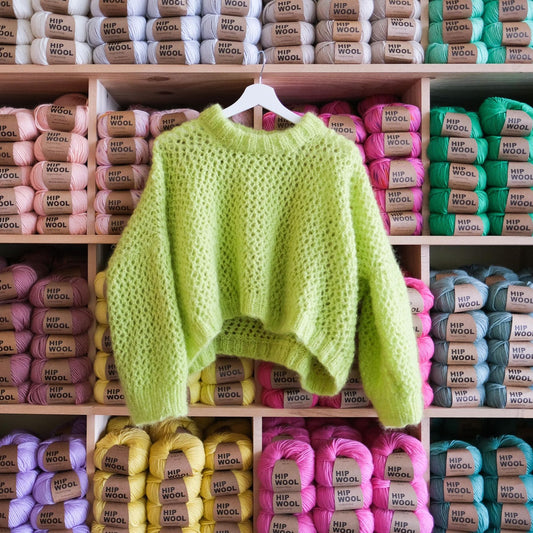 Kiwi Sweater - gratis sammen med garn