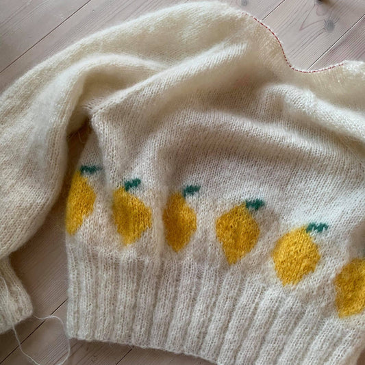 Citron Cardigan - opskrift gratis med garn