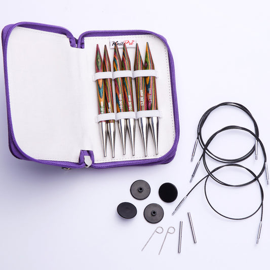 KnitPro Symfonie Udskiftelige Rundpindesæt Chunky (9.00–12.00 mm)