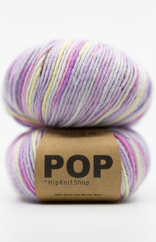 Pop Merino - Magic Mix - Håndfarvet