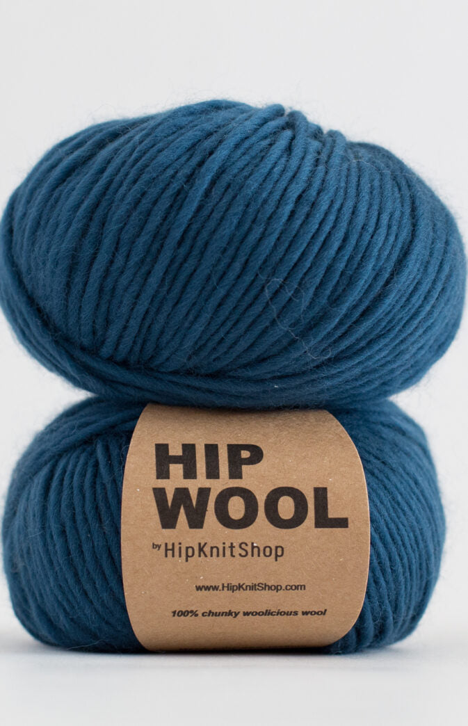 Hip Wool - Petrol Blue
