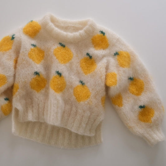 Hipknitshop Fruity Sweater Citron, voksen - Strikke Kit