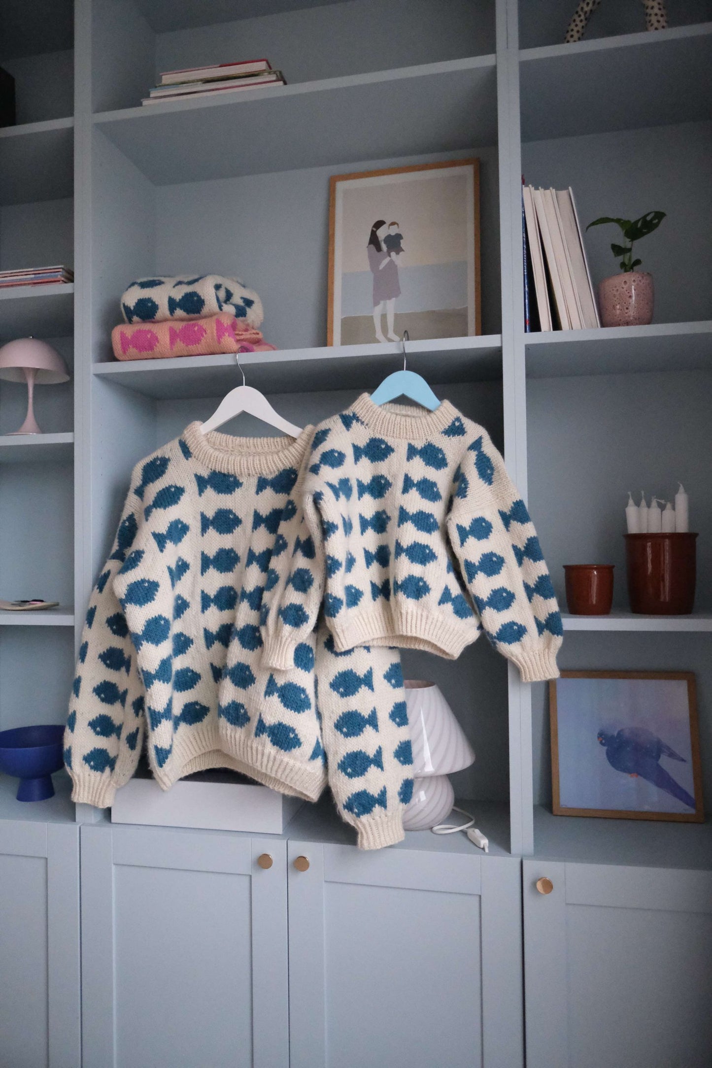 Fishy Sweater - DAME - gratis sammen med garn