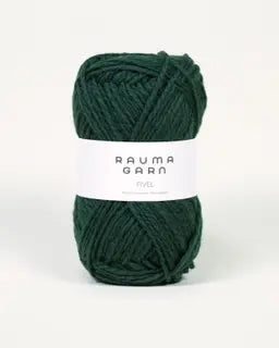 Rauma Garn - Fivel - Mørk Grønn (24)