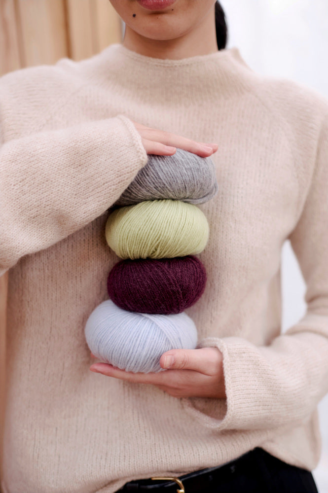 Lun Lenibluse – Opskrift & Garn - Elegant og feminin raglanbluse 🧶🤍