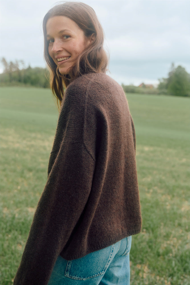 Li V-genser – Strikkeopskrift fra Rauma Garn | Lun Merino & Mild Mohair