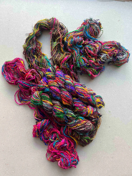 Recycled silk - Thelma - Multicolored