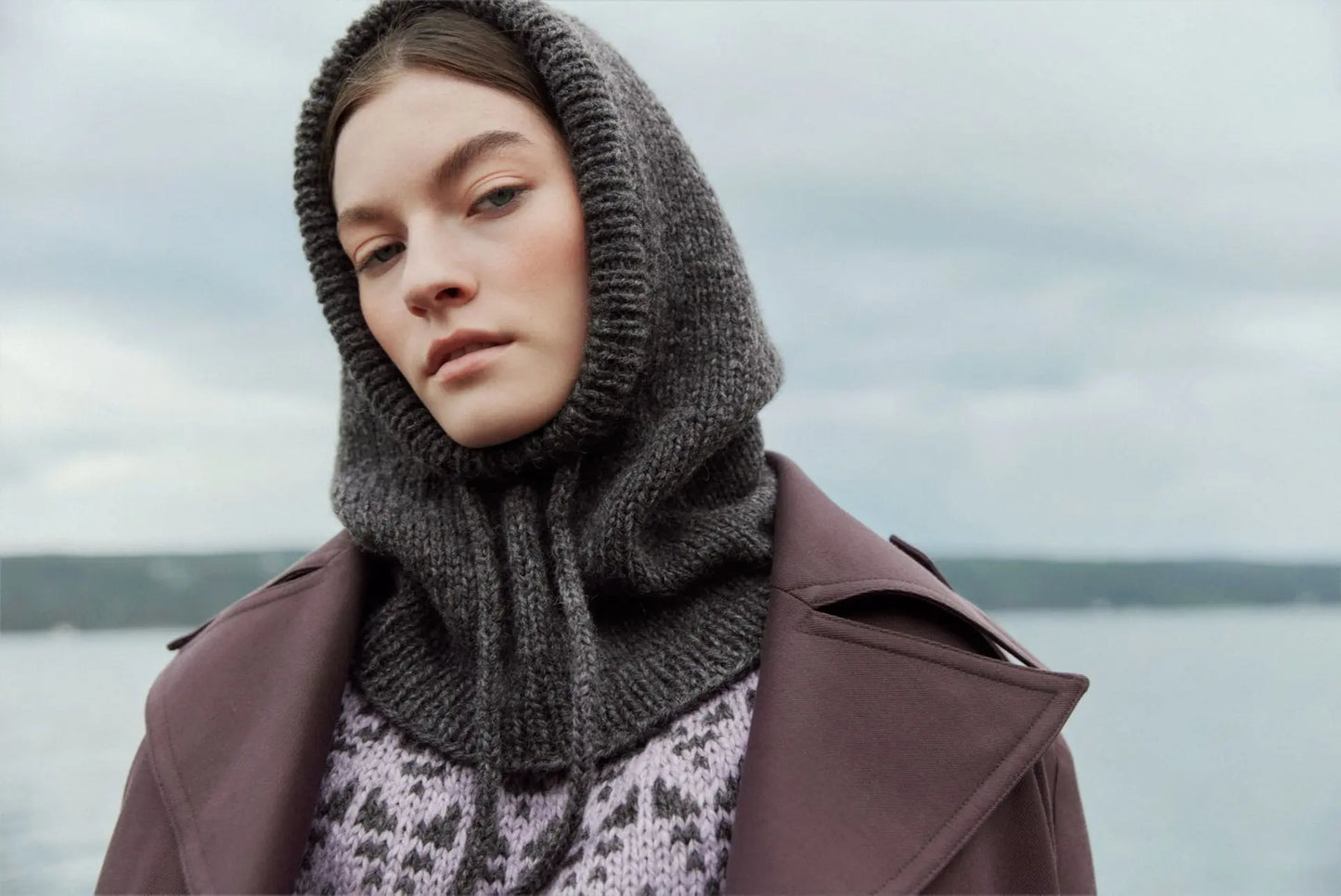 Høstlynggenser – Klassisk sweater med rundt bærestykke og smukt mønster 🍂🧶