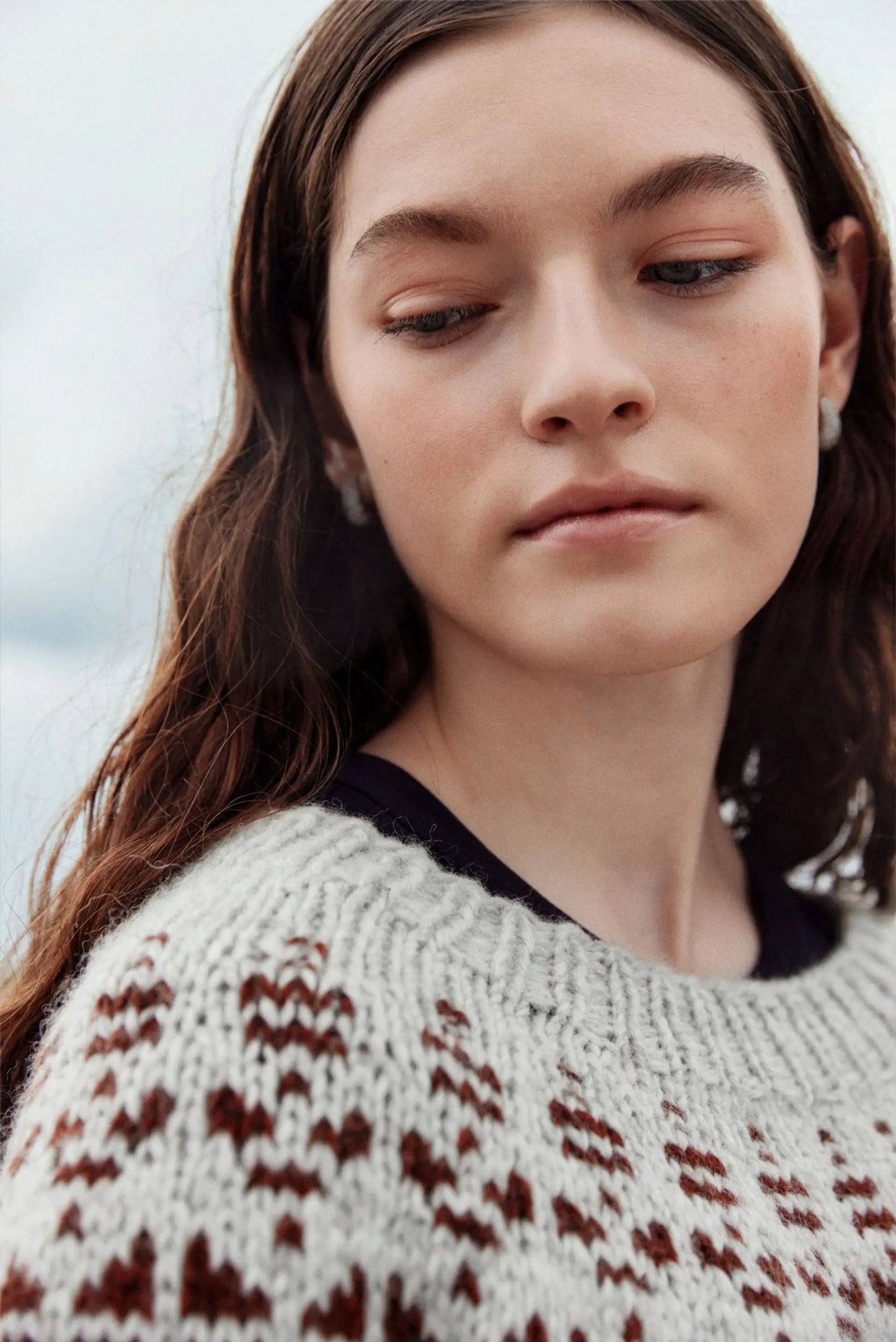 Høstlynggenser – Klassisk sweater med rundt bærestykke og smukt mønster 🍂🧶