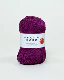 Rauma Garn - Tjukk Bomull - Kløverlilla (354)
