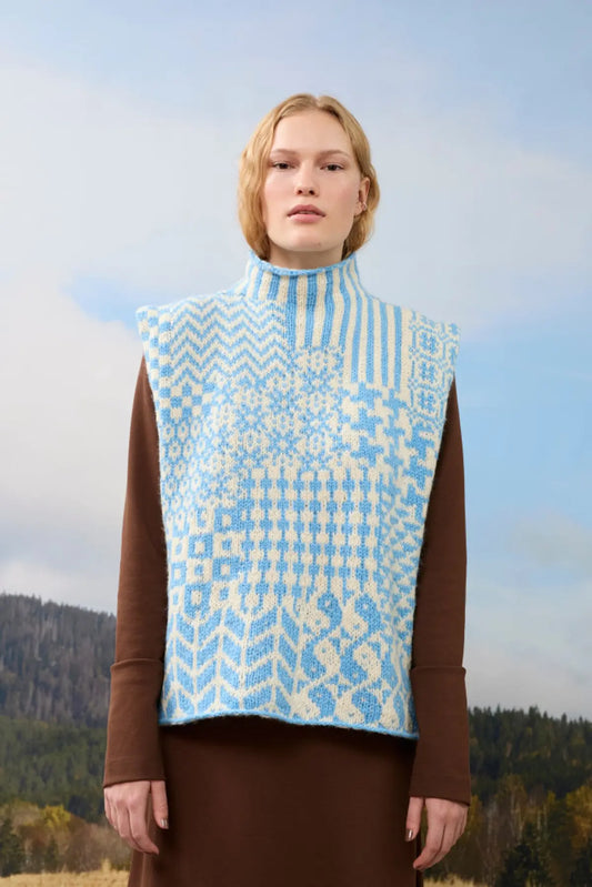 Nordic Mix Vest – Strikkekit med PDF-opskrift