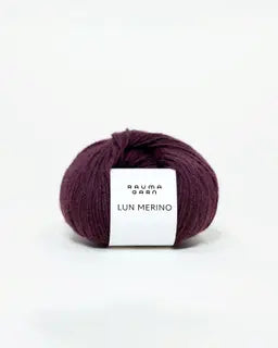 Lun Merino - Rauma - Mørk burgunder (42)