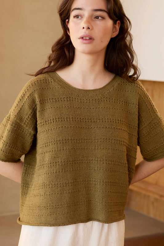 Patra Lintopp Strikkekit – Sommertop i Petunia (bomuld) 🌿🧶