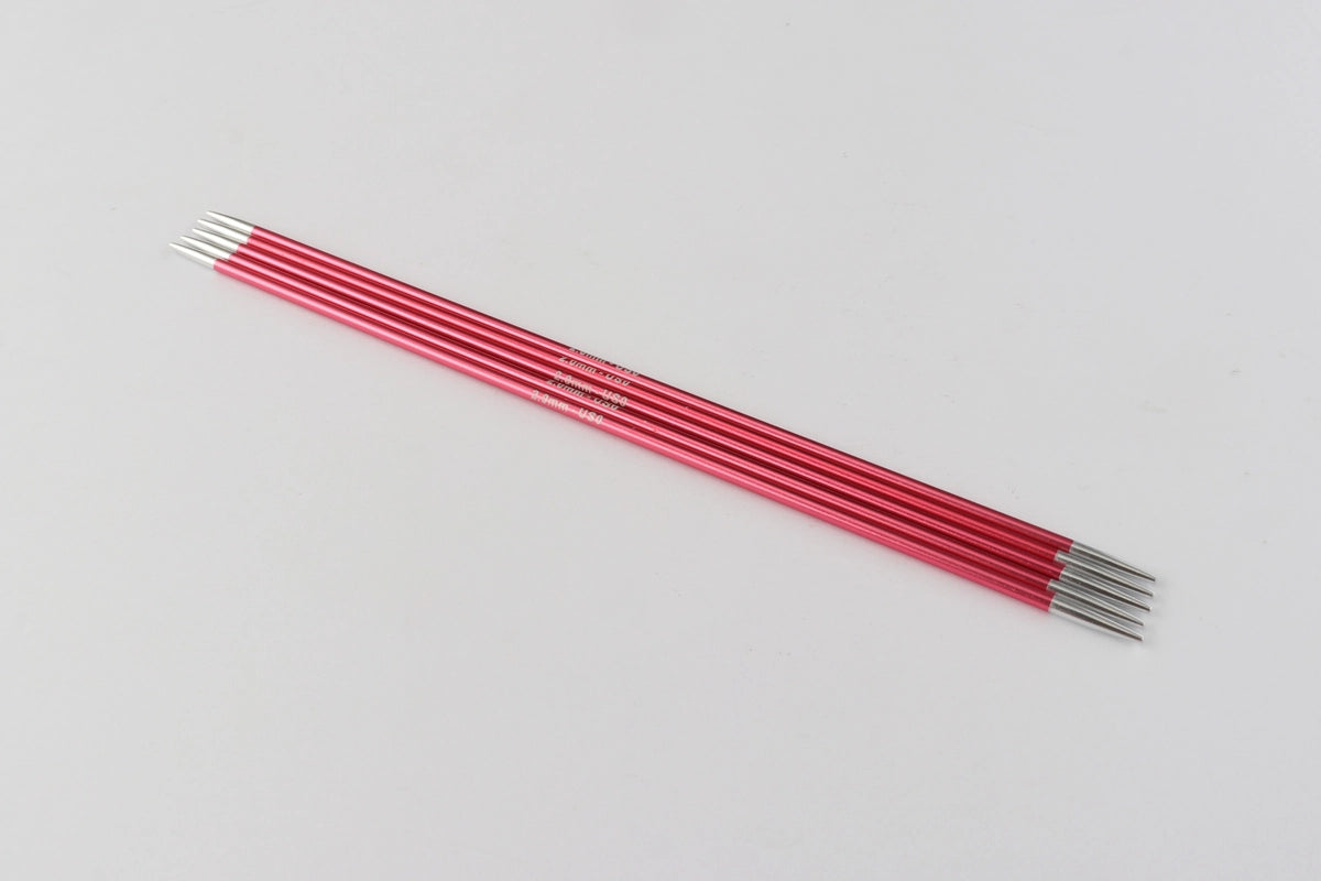 KnitPro ZING Strømpepinde 20 cm – 2.00 mm