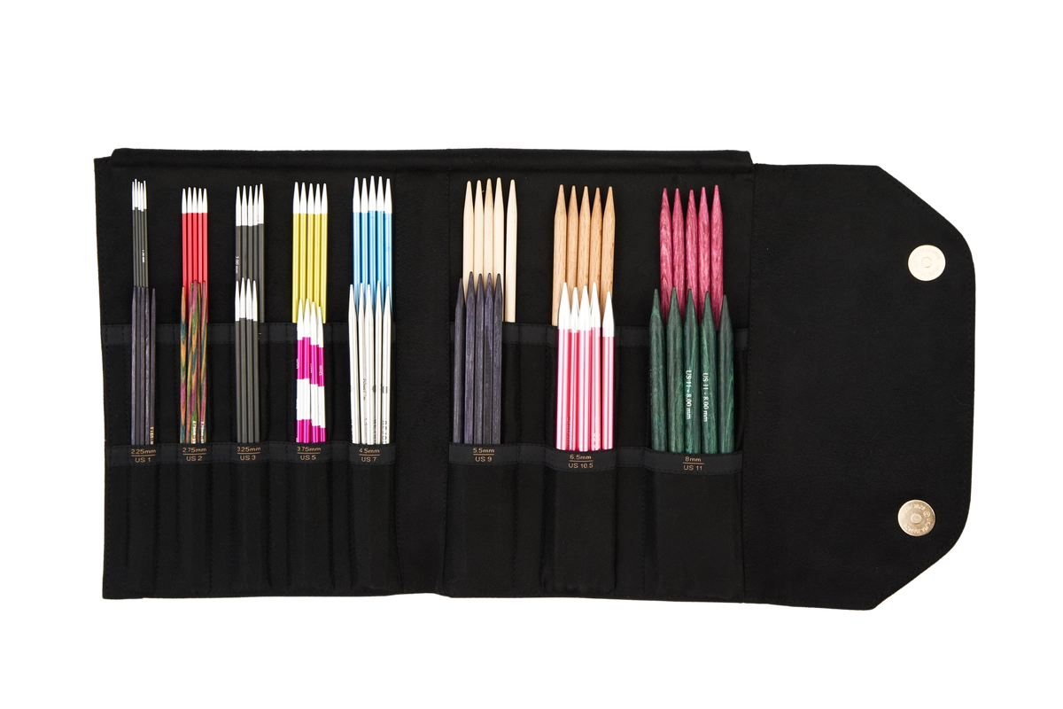 KnitPro Coal Etui – Til Strømpepinde
