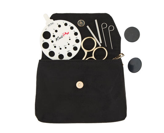 KnitPro Coal Etui - Til tilbehør