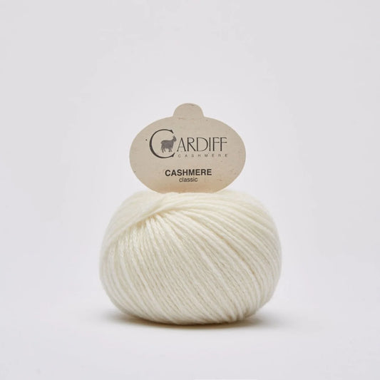 CARDIFF Cashmere - CLASSIC - White (501)