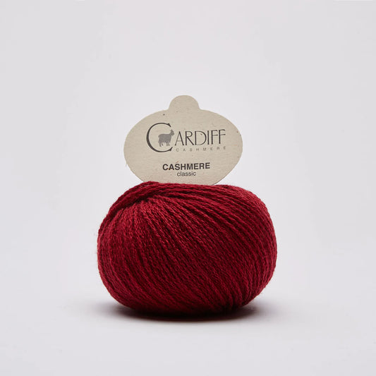 CARDIFF Cashmere - CLASSIC - Granata 628