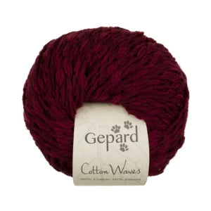 Cotton Waves -Dark Cherry 472  - Gepard Garn